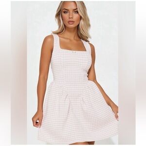 🆕💖Iris Pink Gingham Dress